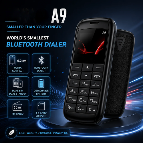 T-BLING Mini Keypad Mobile Phone – Ultra Compact Design, Dual SIM, FM & Long-Lasting Battery