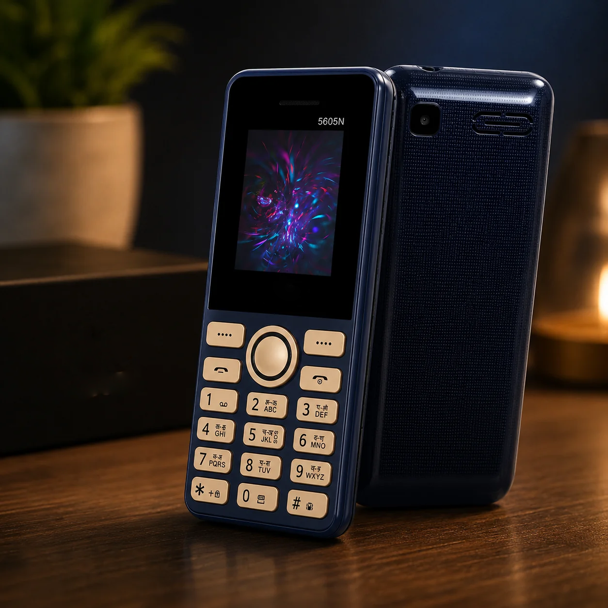 T-L1 5605N Dual SIM Keypad Mobile with 1.77-inch Display, 2500 mAh Battery, 0.3 MP Camera & Bluetooth