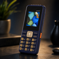 T-All-New Power 5 Dual Sim |Keypad Mobile| with 1.8" Display | BT Dialer| Voice Changer | Auto Call Recording | Powerful 3000Mah Battery | FM | Camera | Feature Phone | Torch | Blue